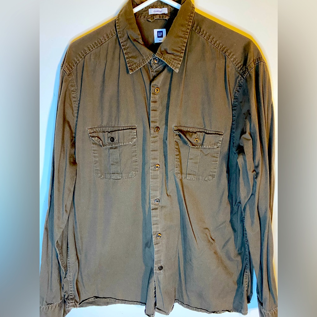 Brown Gap Classic Button Down - Large